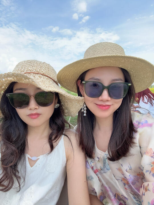 带着不会骑自行车的姐姐游玩洱海游古城