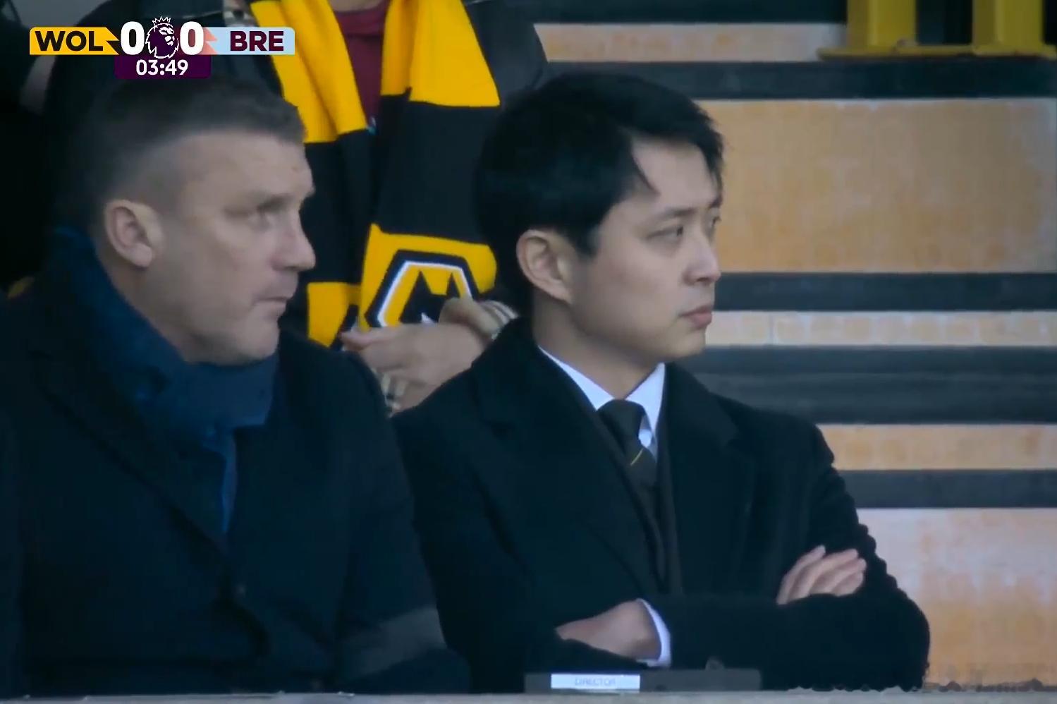 🐺狼队代理执行主席施佳瀛，昨天上任，今天现场观战 