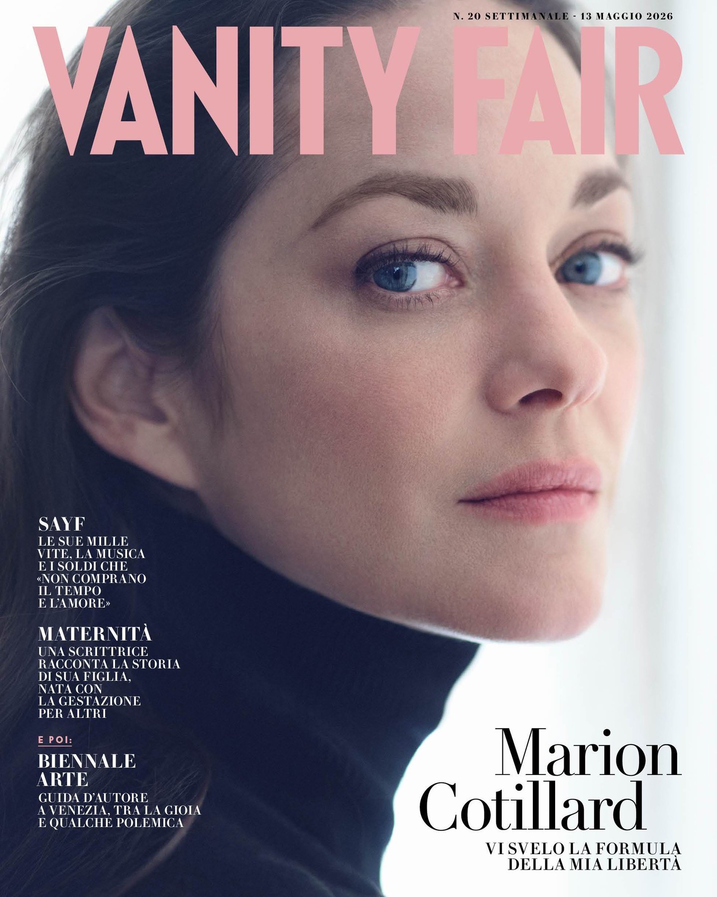意大利版选了这组最美的一张片子做封面  Marion Cotillard  × 