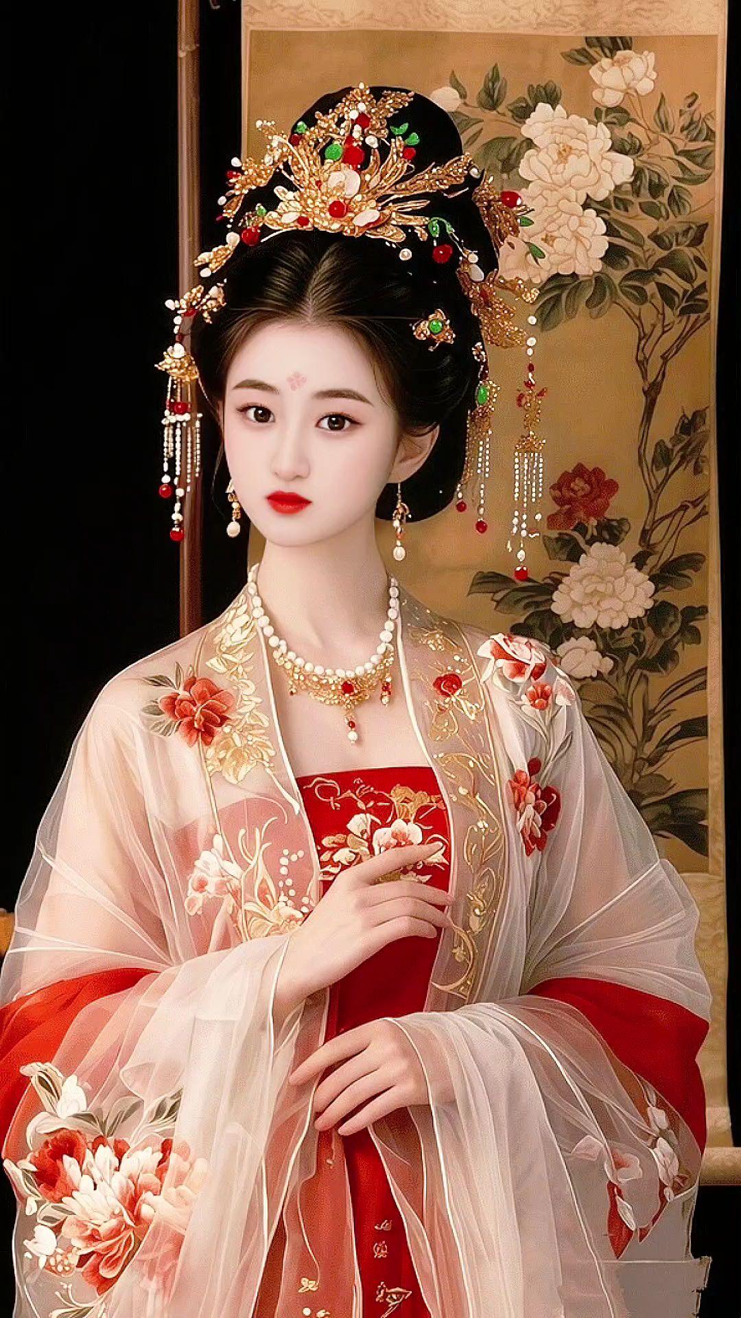 汉服 古风雅韵妆造 国风古韵 古风美人 古风汉服美如画