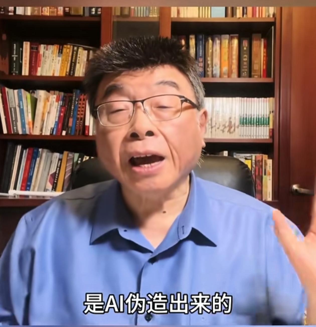 台湾邱毅听闻王金平谈对两岸和平统一的新闻是AI伪造的，觉得非常失望气愤，如同晴天