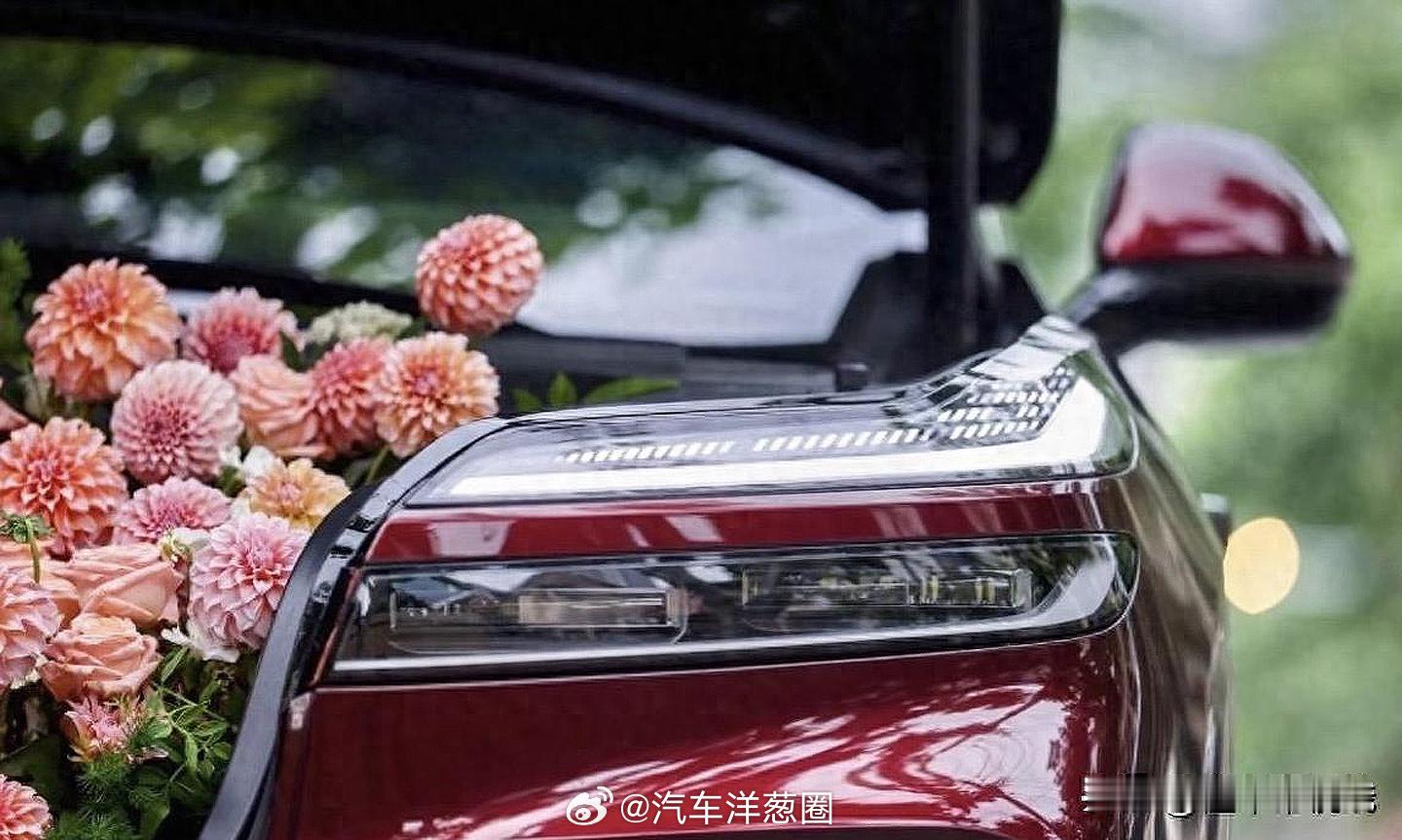 乐道L90新车色曝光，大家觉得颜值如何？红色版本此前已解锁5款车色：云曦金、岩脊