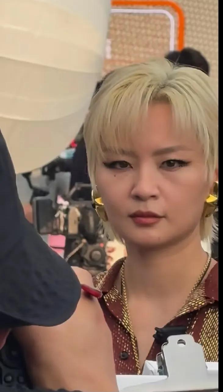 我的爱豆怎么这样了，
是被热的吗？[泪奔]
感觉这个发型和发色都不是很搭，还有这