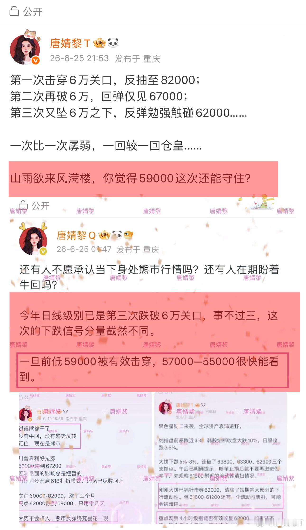 还没到抄底的时候先破59000，再破58000 