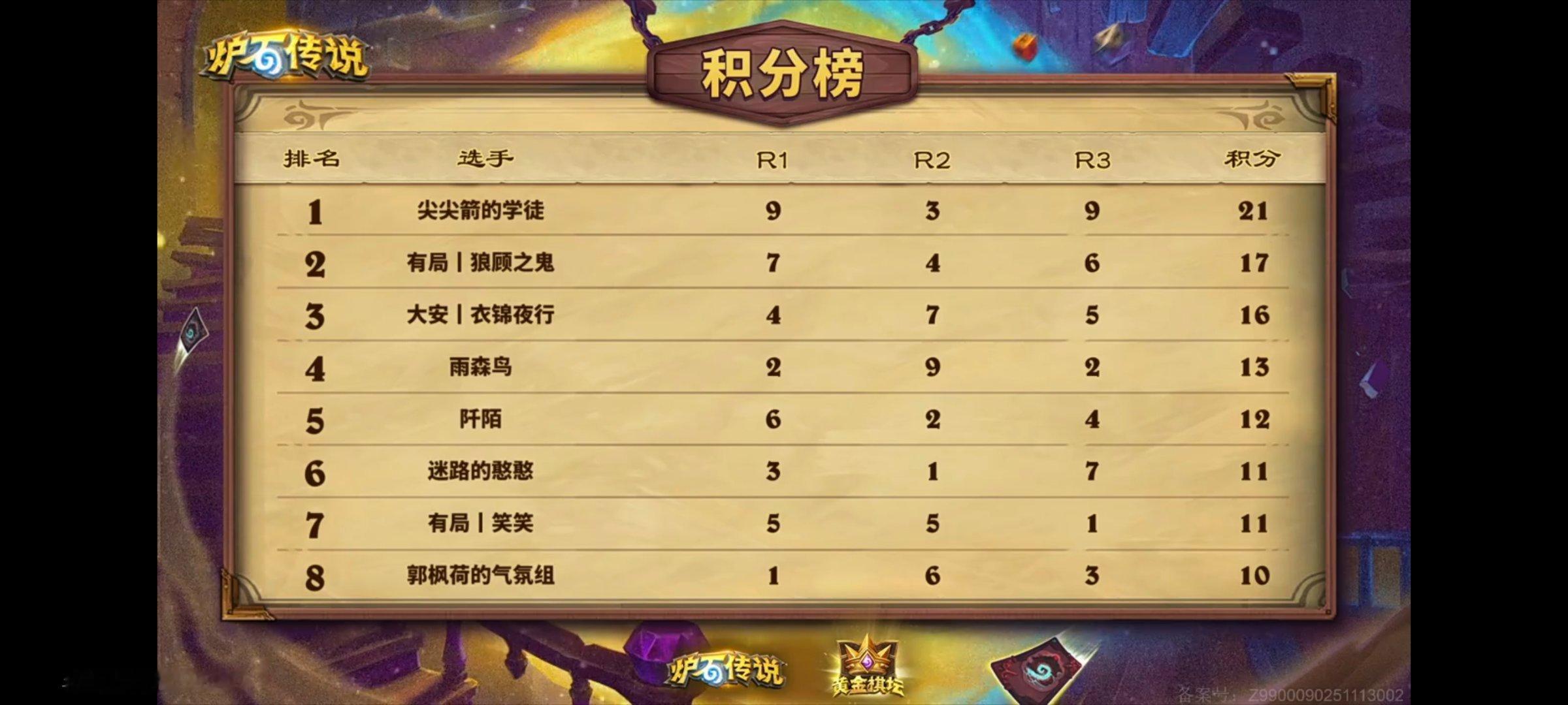 炉石传说 衣锦夜行晋级32强！真替他感到高兴！ 