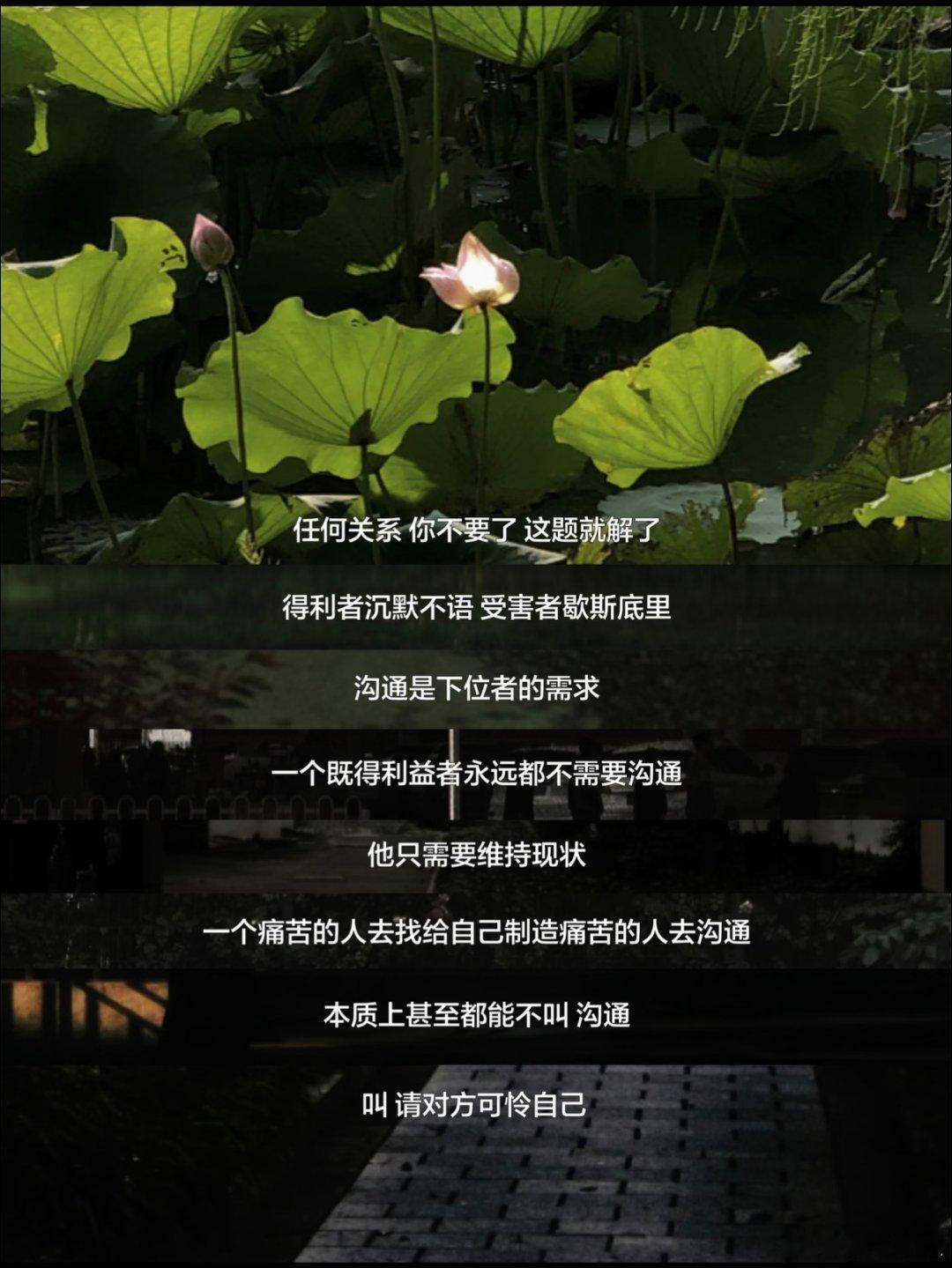 很通透的一段话～ 