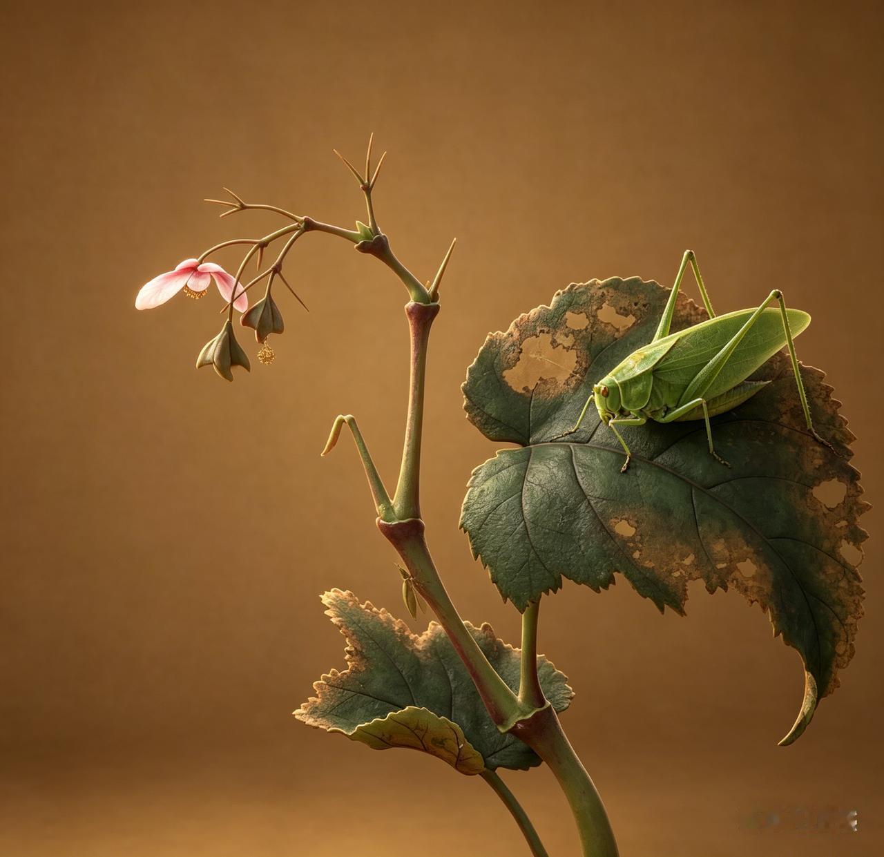宋画的真意：不完美，却动人。
一虫一叶一花，主打一个“静”字。
宋画不只是工细，