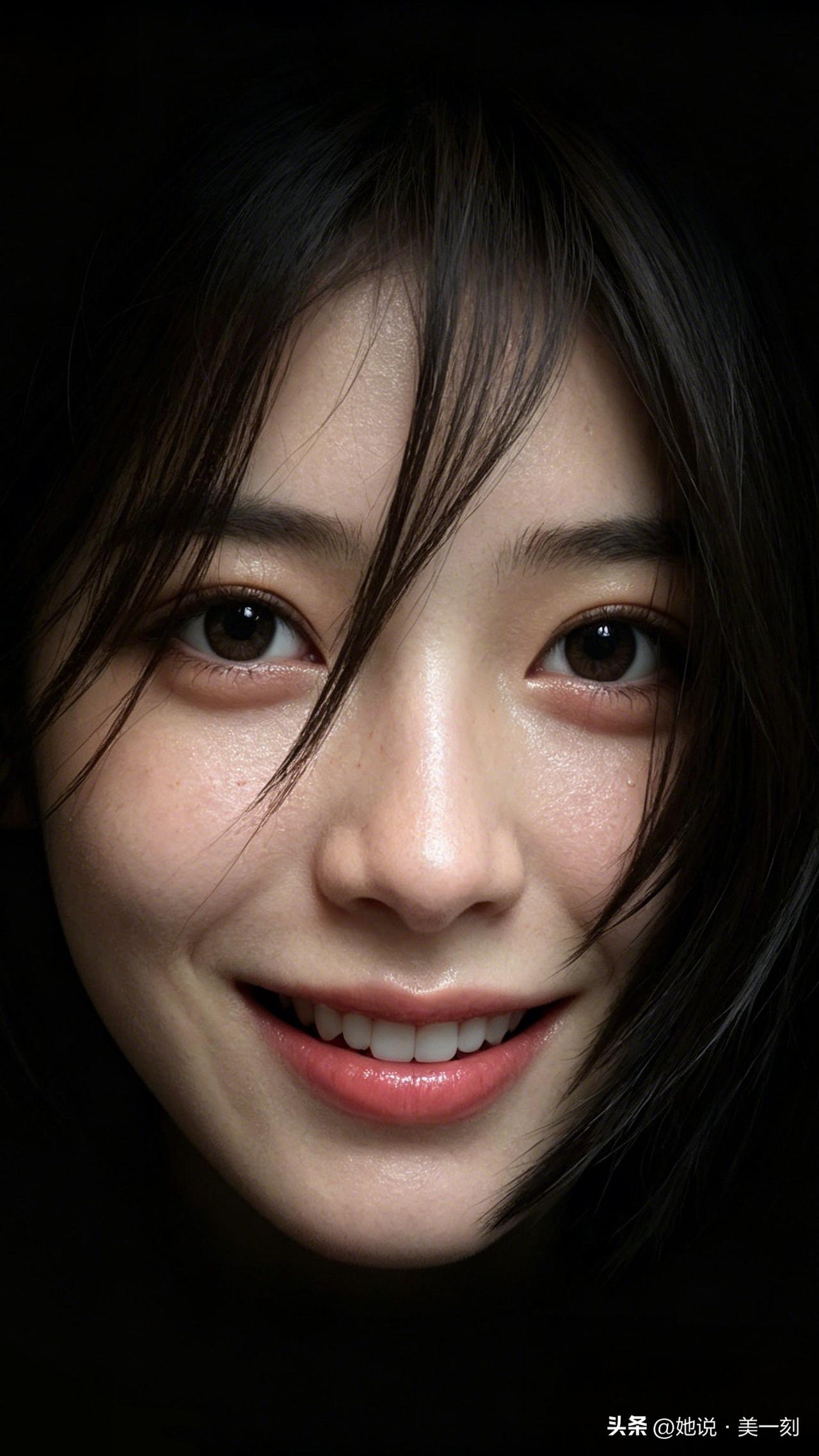 甜美笑容，元气满满，元气少女的一天！😊✨