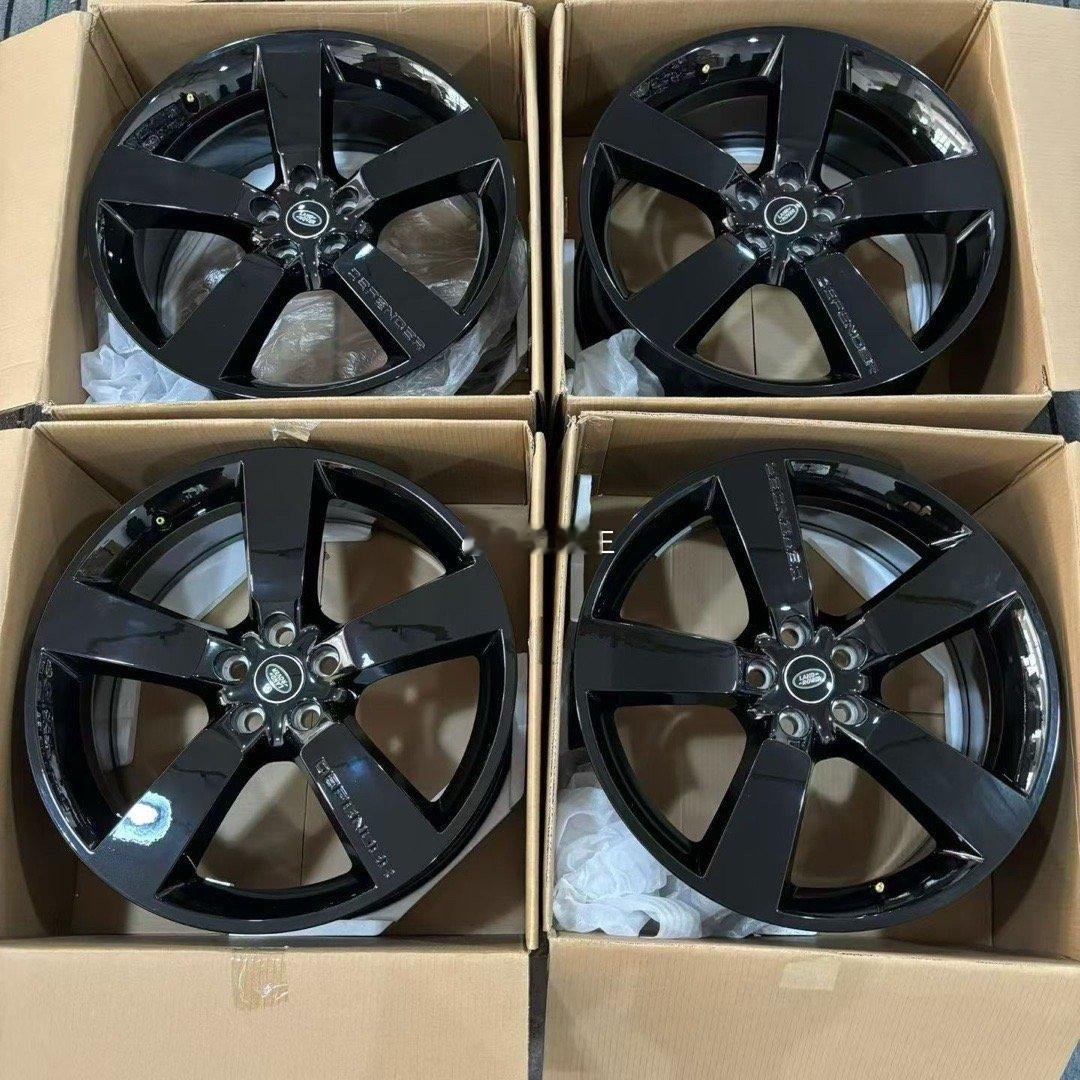 路虎卫士原厂正品22寸轮毂拆下一套 