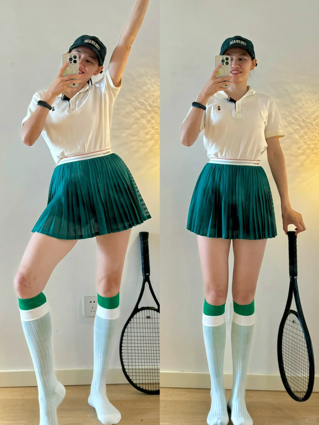 🌲🌲🌲绿色，名为夏天的网球场🎾🎾🎾