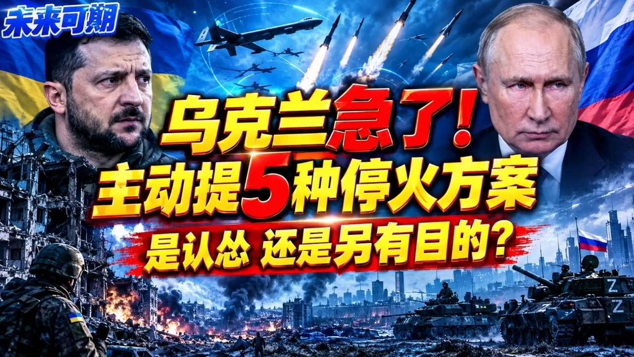俄军持续猛攻，乌克兰外交部研究五种停火方案，包含全面无条件