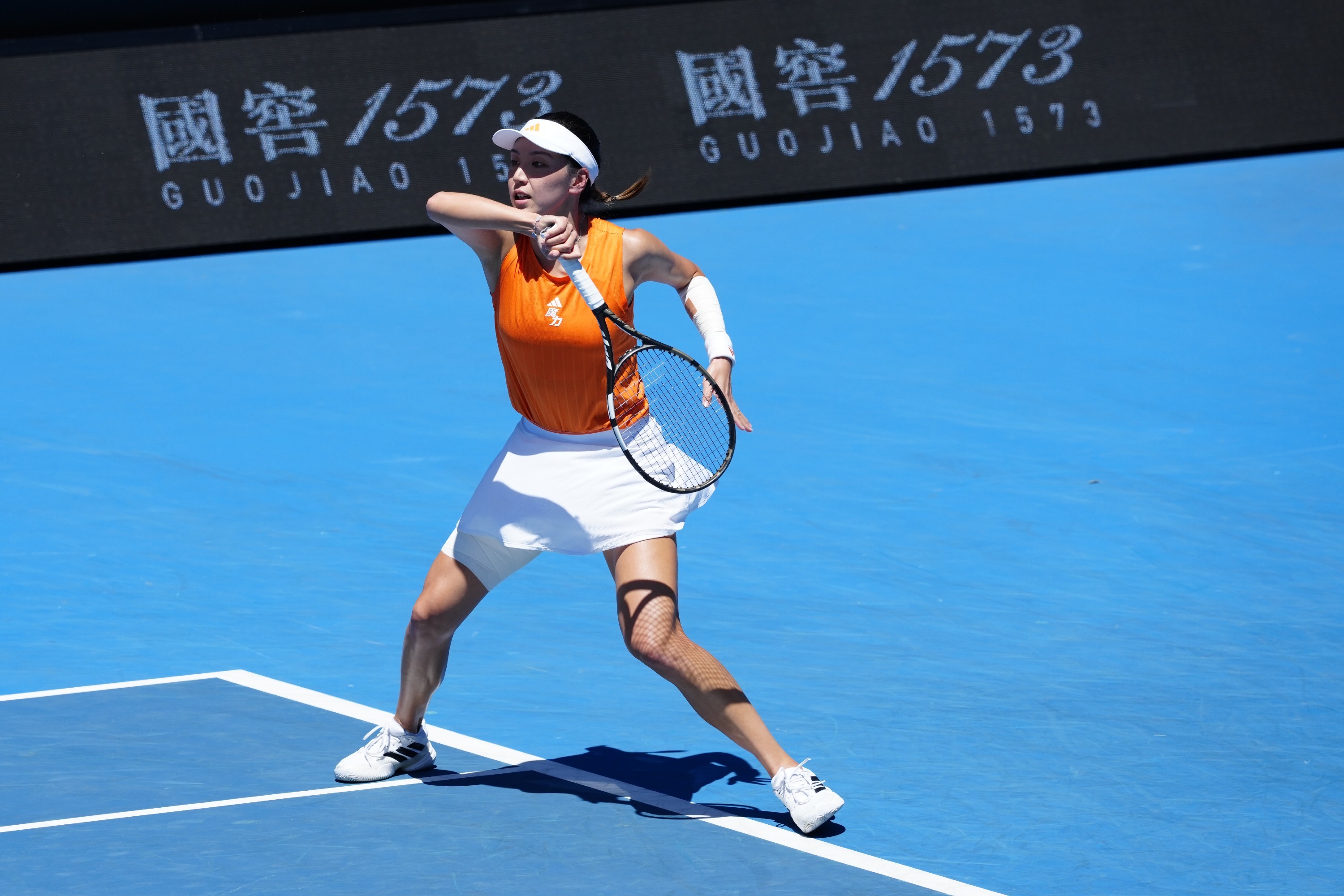 这很澳网 7-5/6-4完胜诺斯科娃，生涯首进澳网女单16强，追平个人大满贯最佳