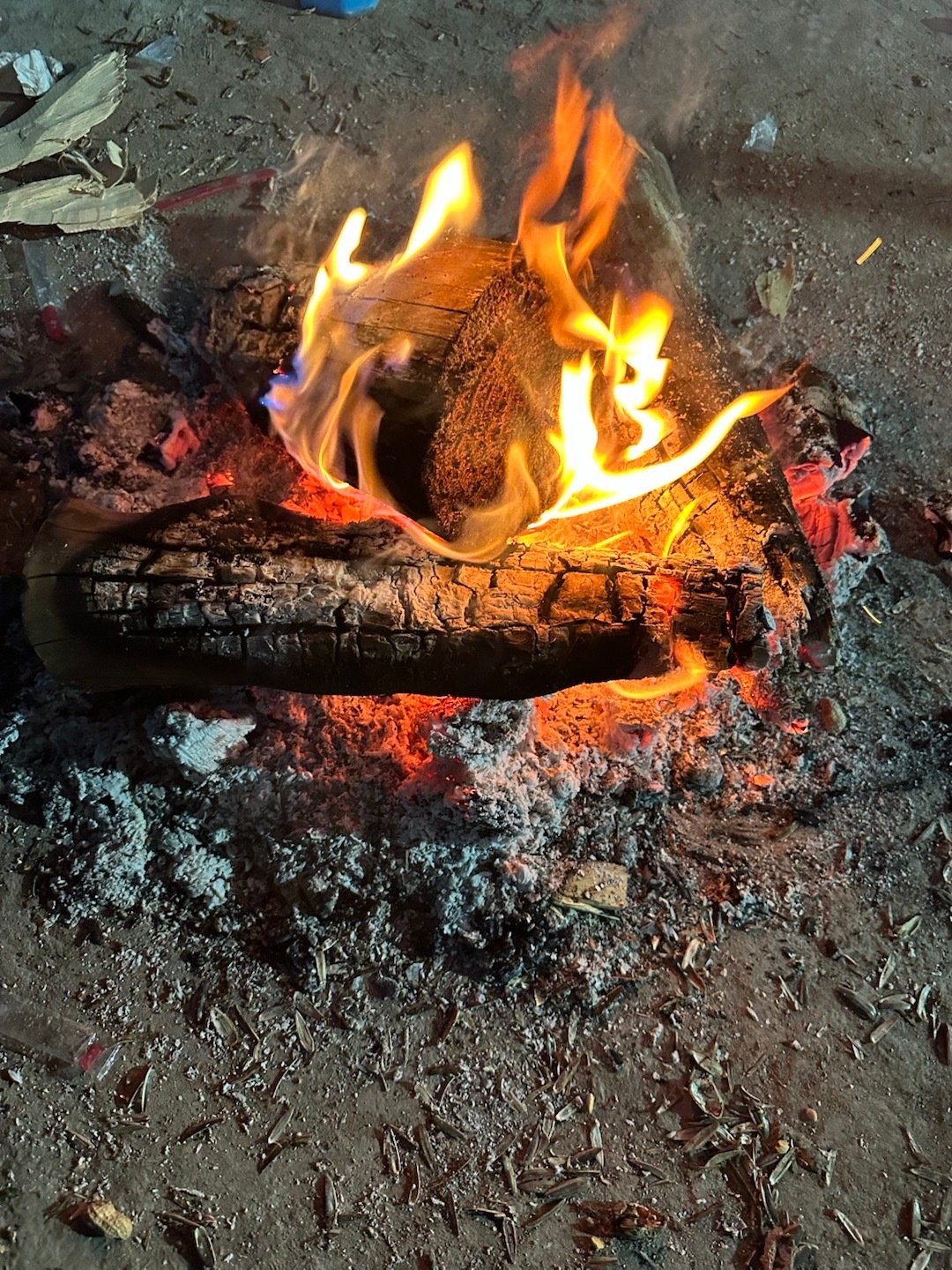 你们有谁烤过这种火呢？热火得很！你们那边还有没有这种🔥呢？ 达州·落花村
