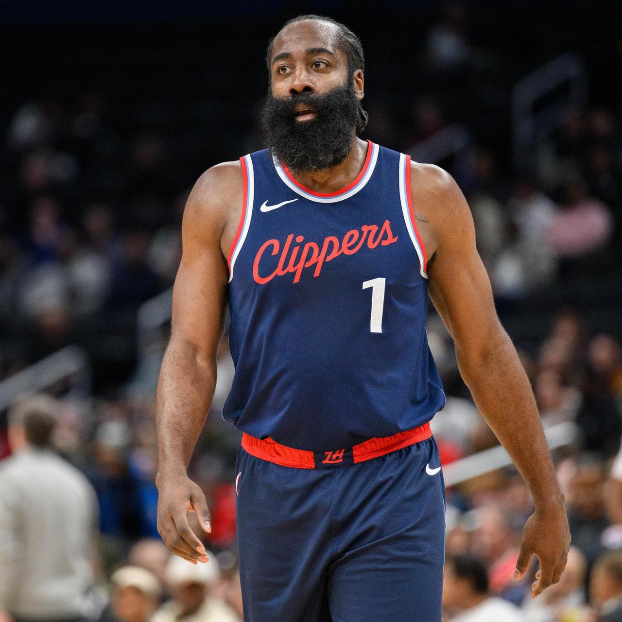 哈登下一站：骑士还是火箭？
哈登连续第二场缺阵，快船主场113-128不敌76人