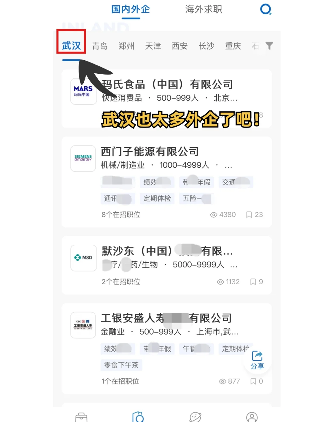 原来武汉的外企这么多！