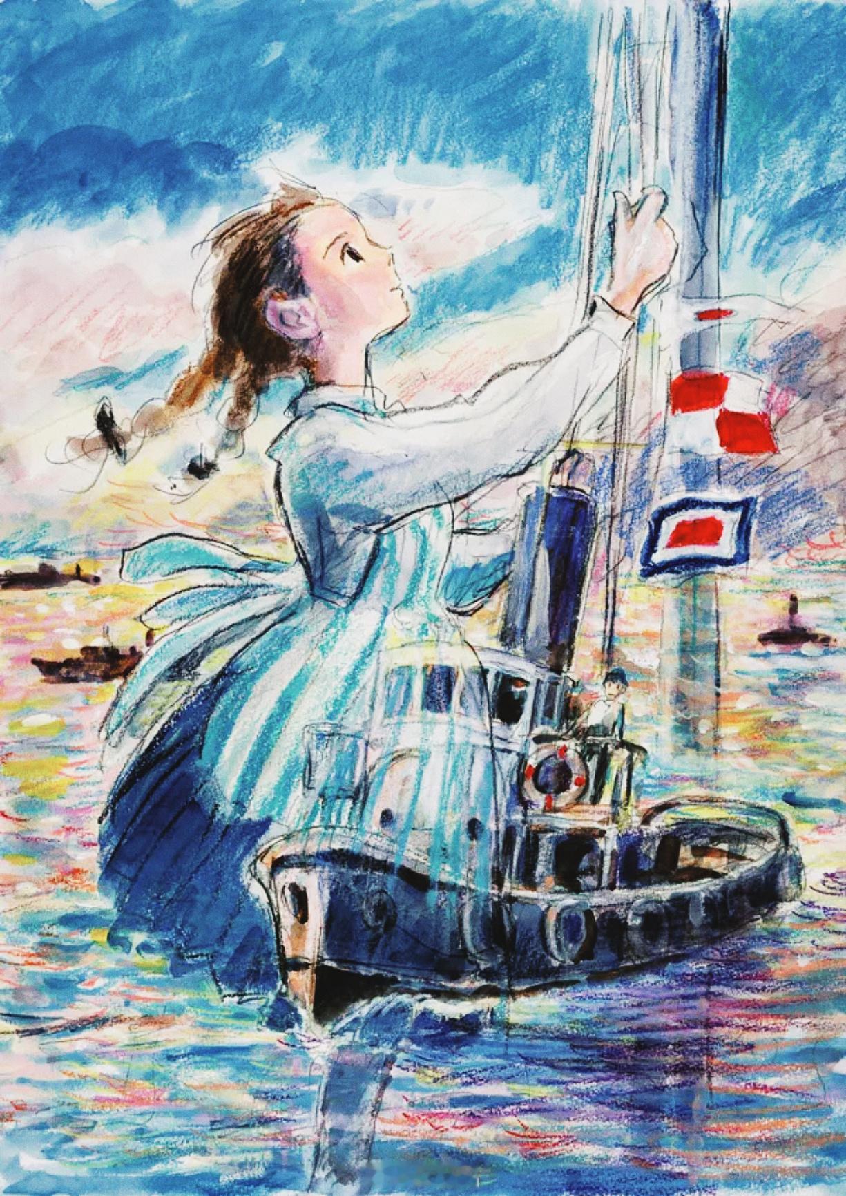 我的评分： 每天升起小旗子、寄意于晨风、穿过鸦群眺望远海，是对父亲归来不息的期盼