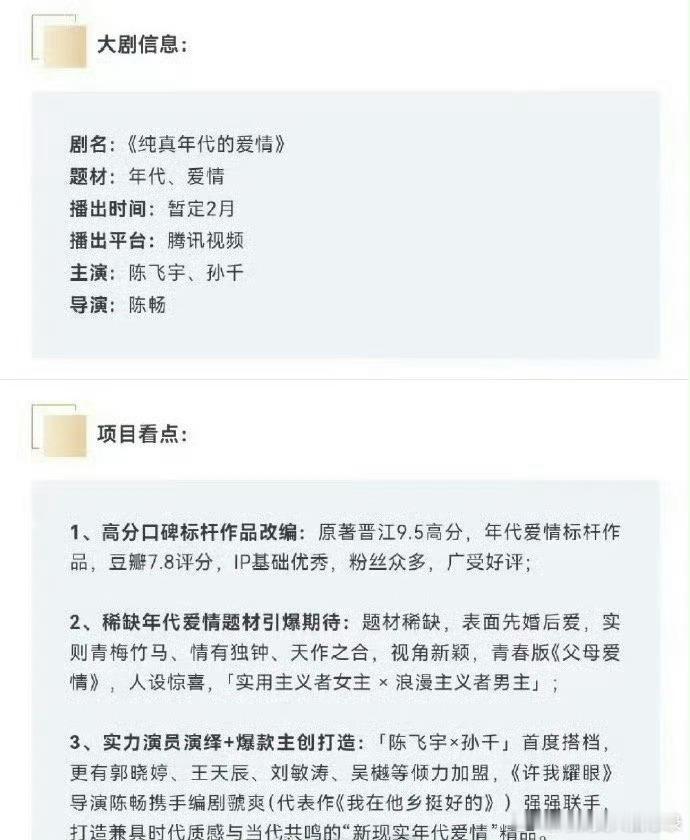 陈飞宇《实用主义者的爱情》招商了！！我们方穆扬要来了