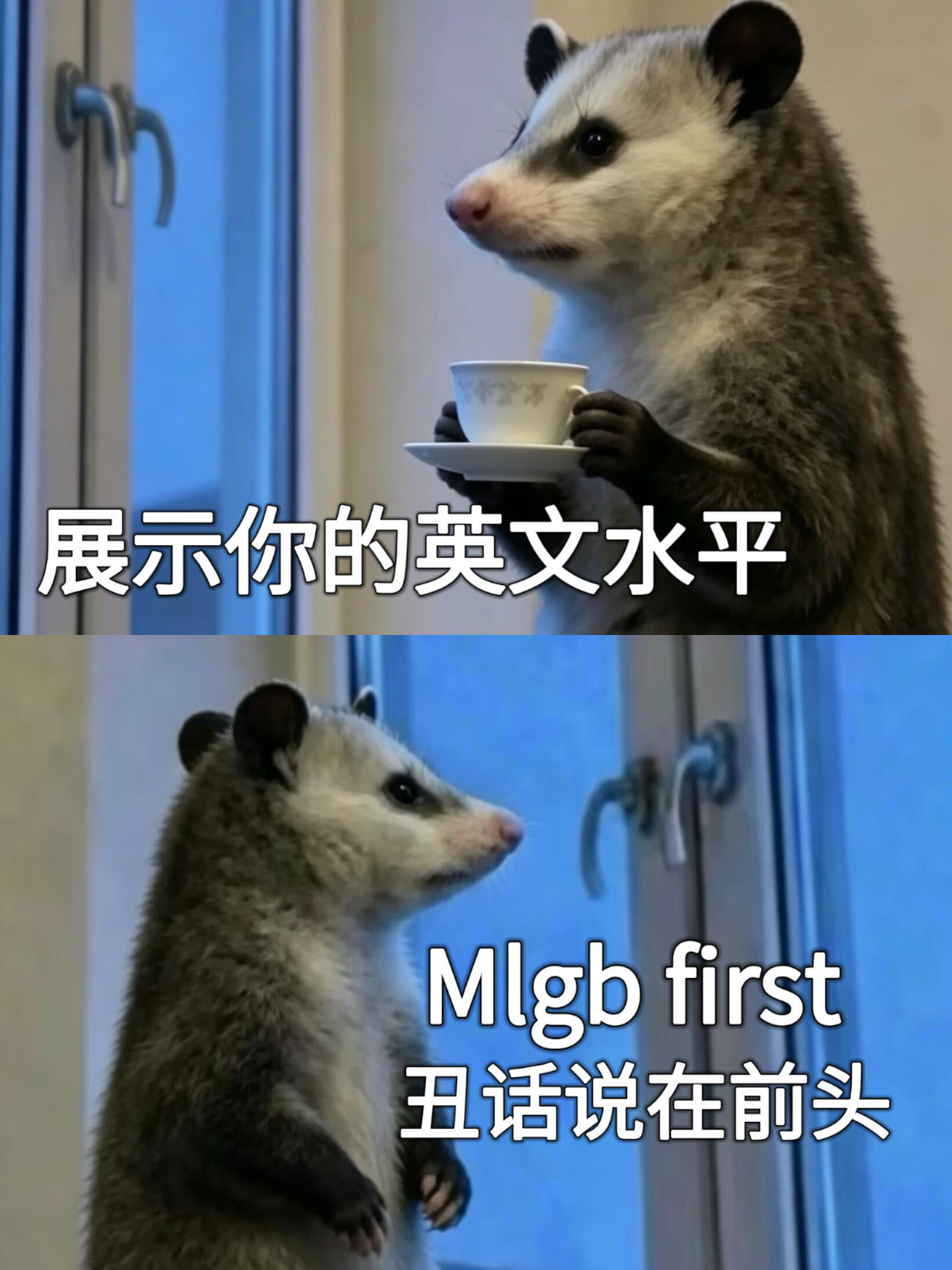 中式散装英语大赏，纯字面直译天花板，脑洞直接碾压语法，看完突然觉得我的英语算是白