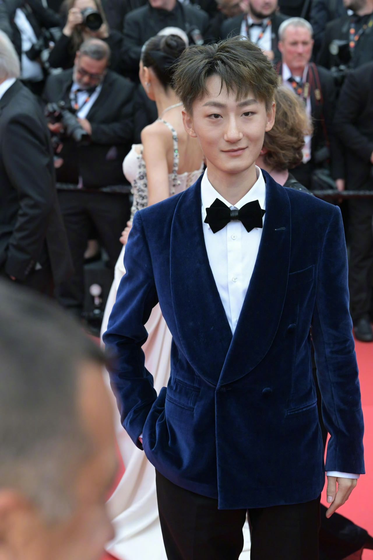 哪吒敖丙配音戛纳亮相 电影《哪吒之魔童闹海》配音演员吕艳婷和瀚墨，亮相2025戛