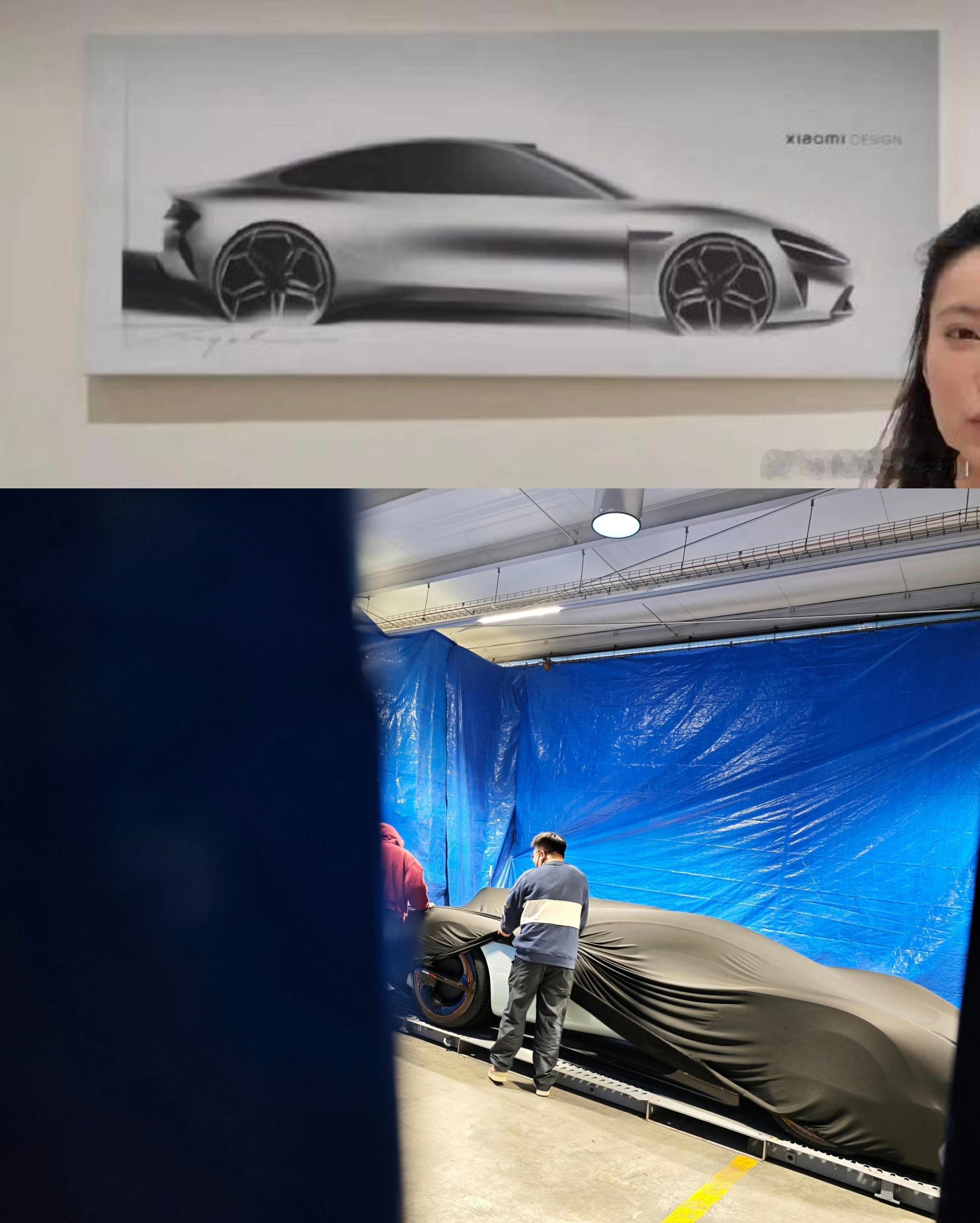 疑似小米概念车被人拍到了，小米这小子还在藏！ 