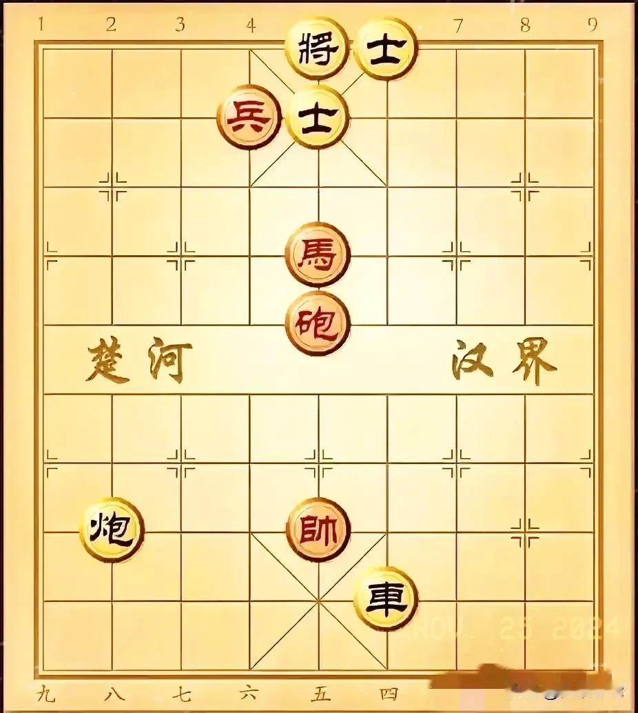 一眼就看出来了红棋能赢的，要么是高手，要么就是菜鸟！
   真正能看出来的，肯定