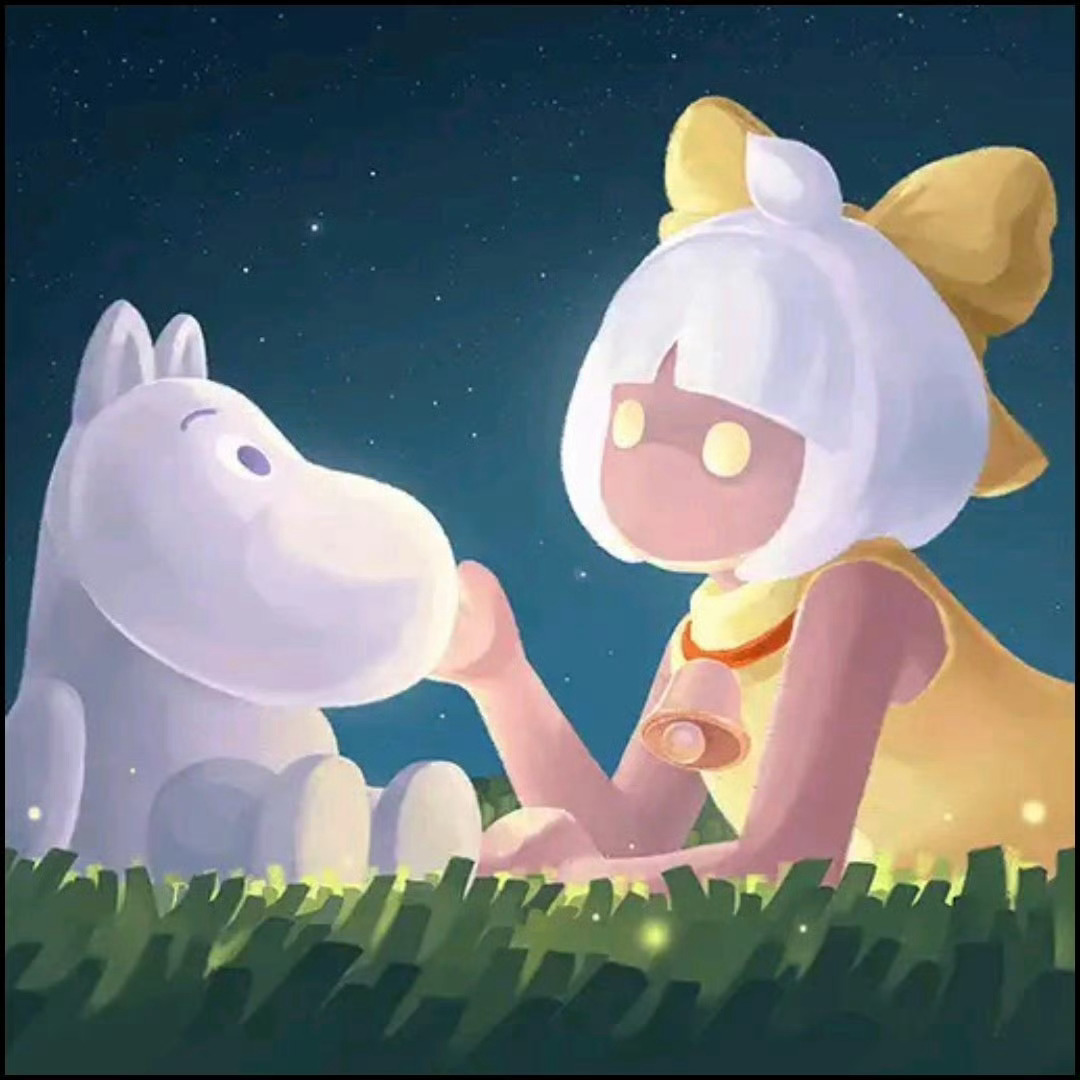sky光遇[超话]   《光·遇》国际服的游戏图标已更新为Sky姆明联动。 