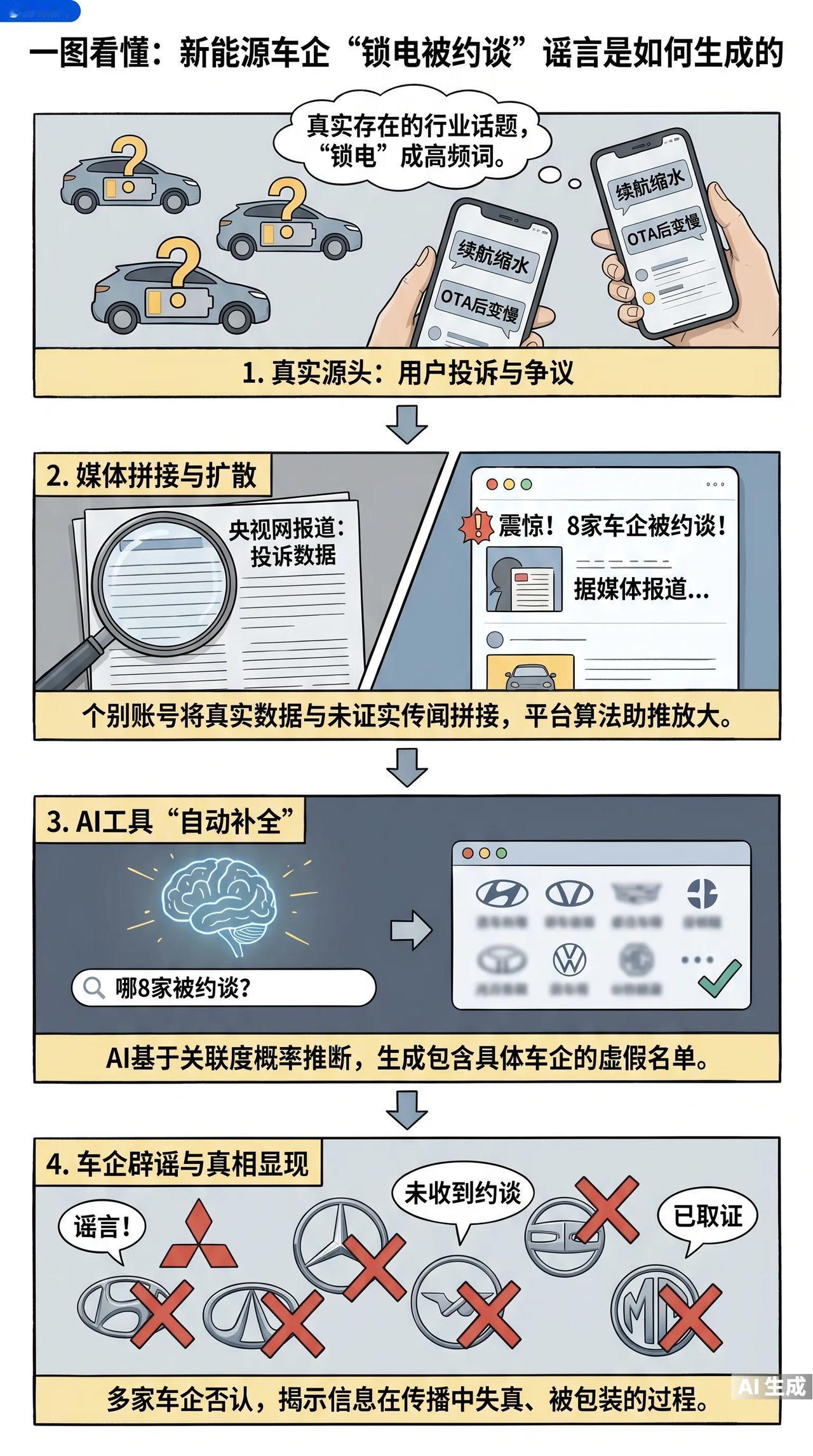 “8家约谈、3家立案”从何而来：一则新能源“锁电被查”传言如何扩散