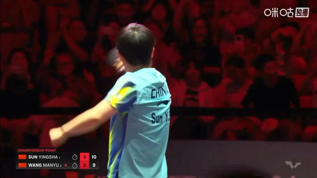 恭喜孙颖莎卫冕新加坡大满贯女单冠军