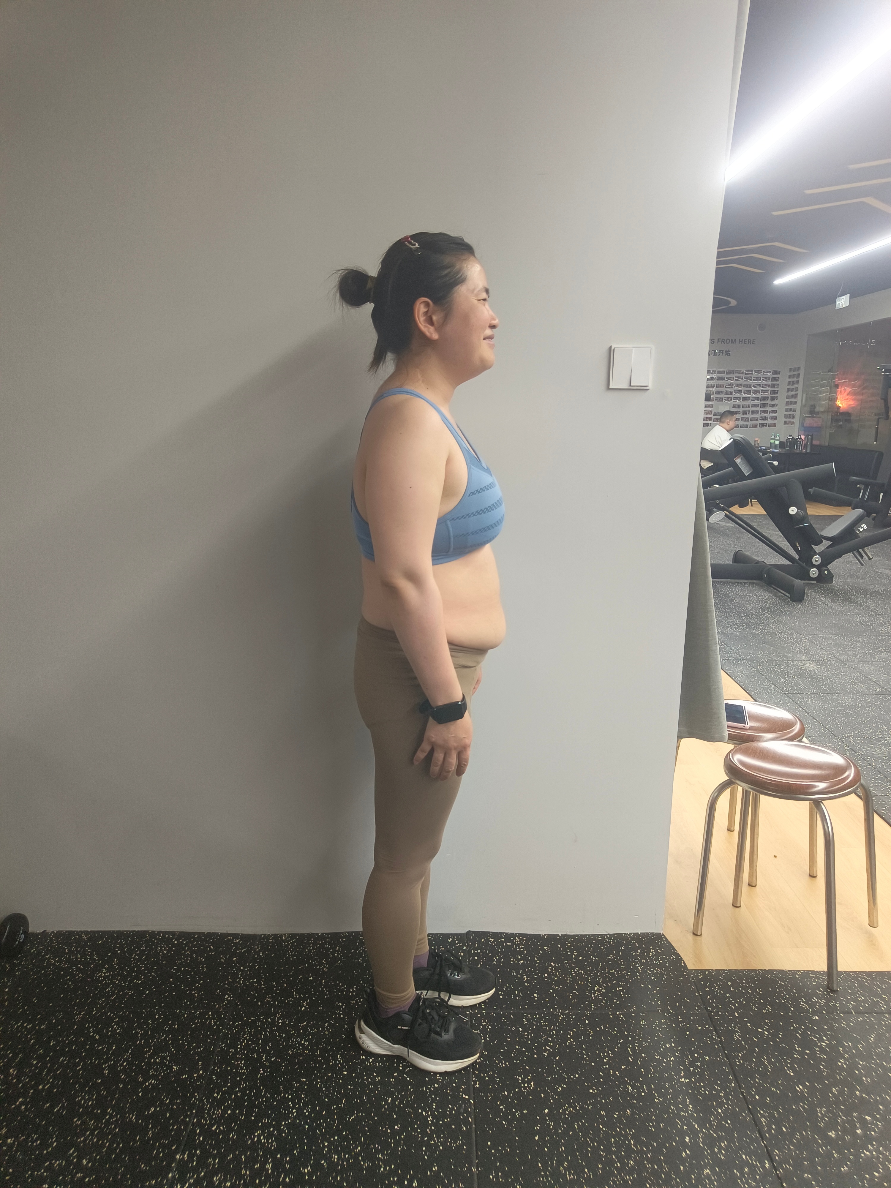 武汉减肥 武汉崔壮减肥班捌月美妈罗青，身高150，产后恢复体重107斤-90斤，