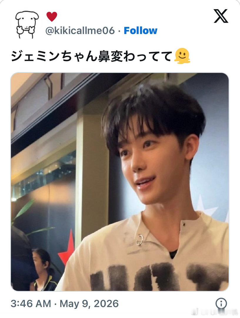 我真的讨厌渽民去整鼻子，或不管那到底是什么失败的鼻子手术。我甚至在想要不要脱粉，