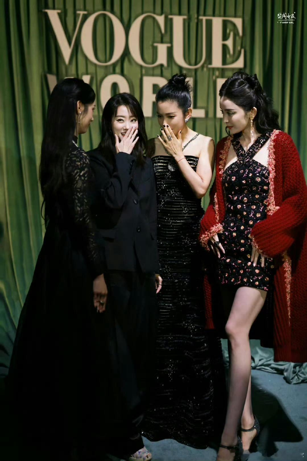 内娱有自己的豪门姐妹周五晚高峰速来集合！内娱豪门姐妹团氛围感拉满，刘诗诗李庚希、