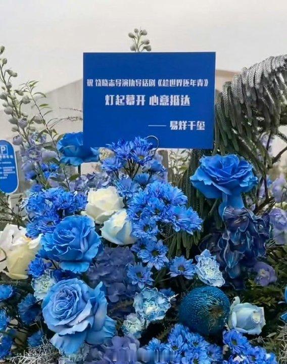 娱乐易烊千玺给王俊凯话剧送的花篮 易烊千玺给王俊凯话剧趁世界还年青送了花篮！易烊