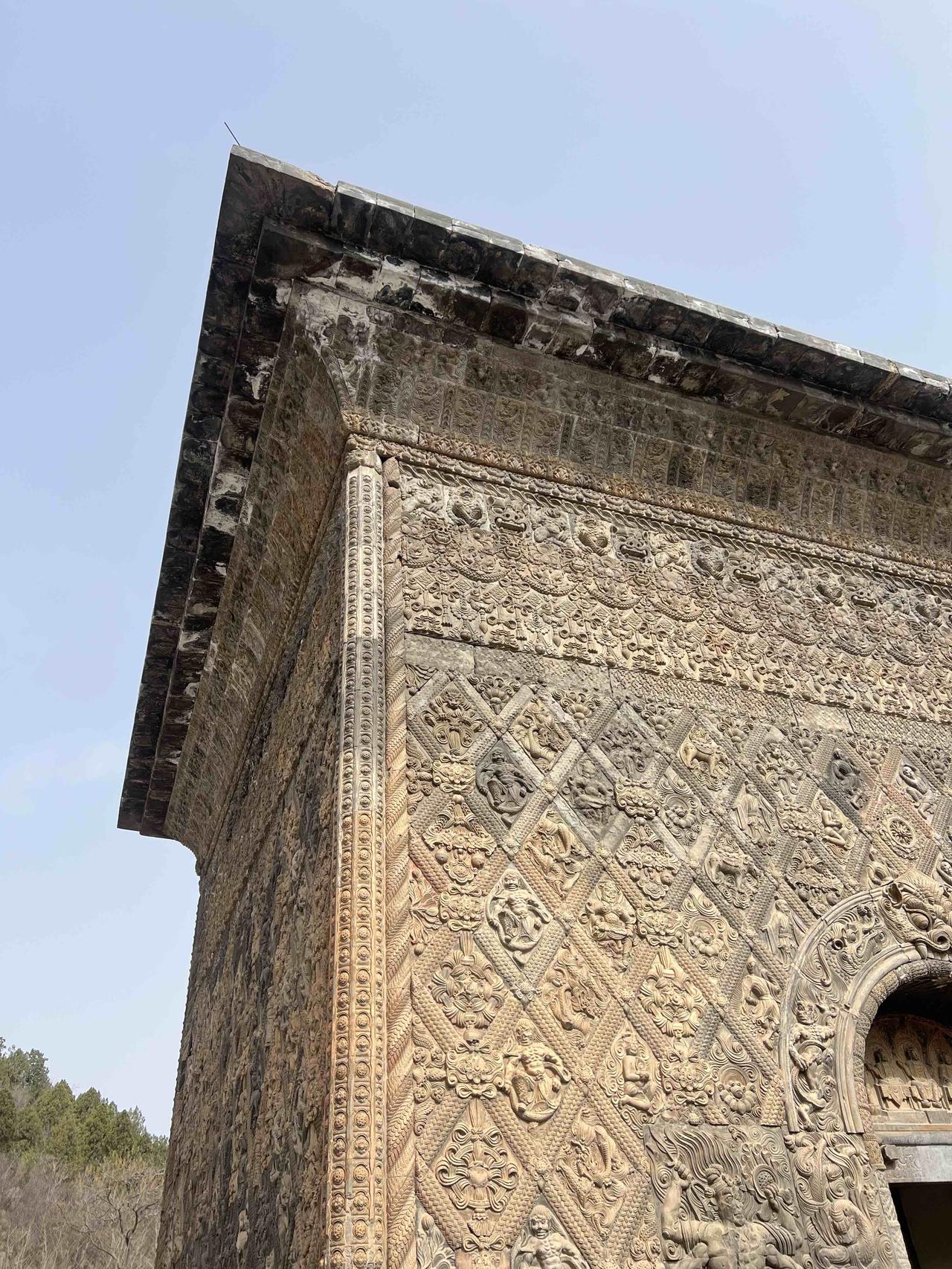 黑神话悟空的取景地：修定寺唐塔，太美了！周身华丽的浮雕砖，历经千年沧桑，不愧为“