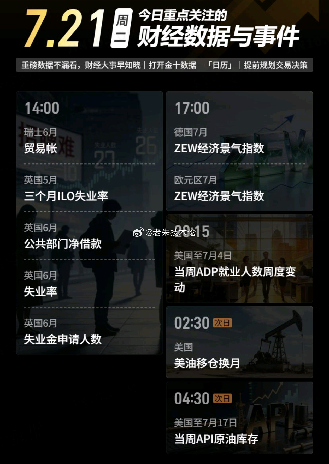 【今日重点关注的财经数据与事件：2026年7月21日 周二】① 14:00 瑞士