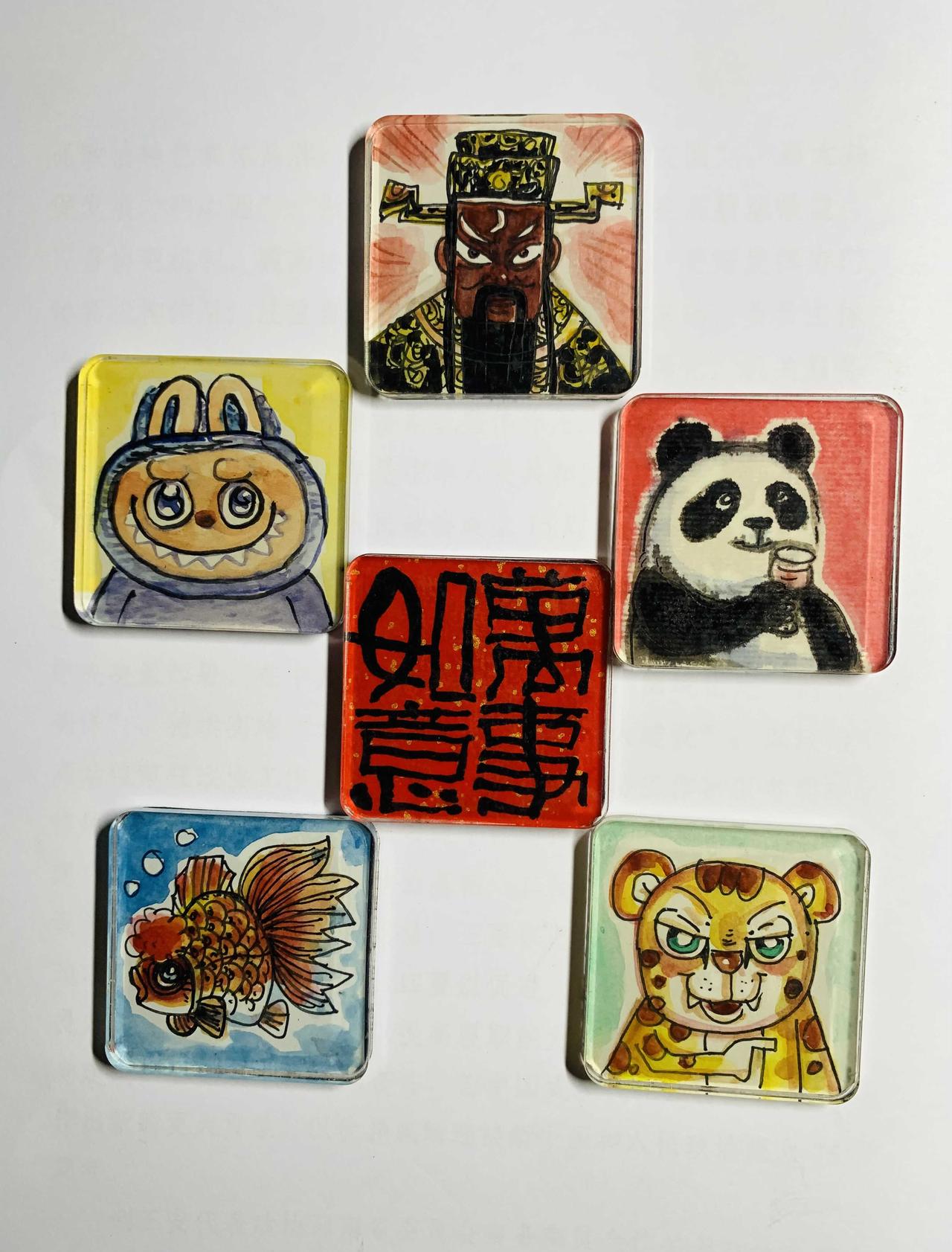 感谢全国各地朋友们的喜欢和支持。这样的冰箱贴，十块钱一个，兼具艺术性与实用性。可