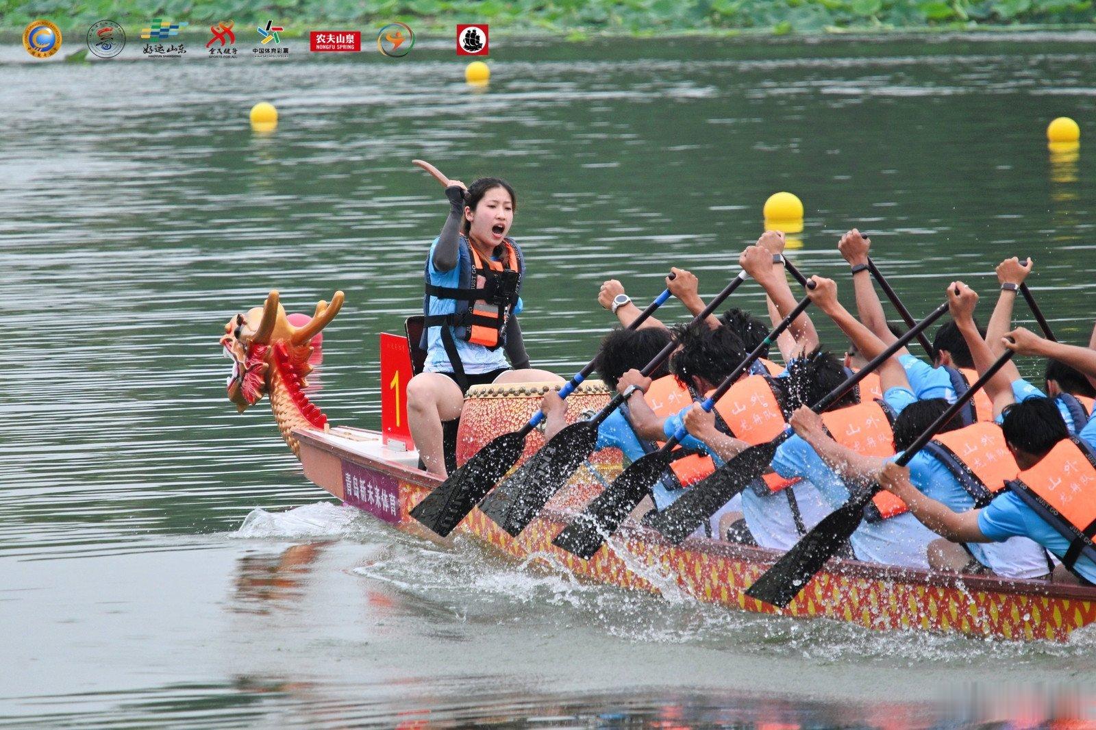 今天开幕的「好运山东」黄河口龙舟赛，就在东营龙居镇龙栖湖📍沿黄九市23支队伍同