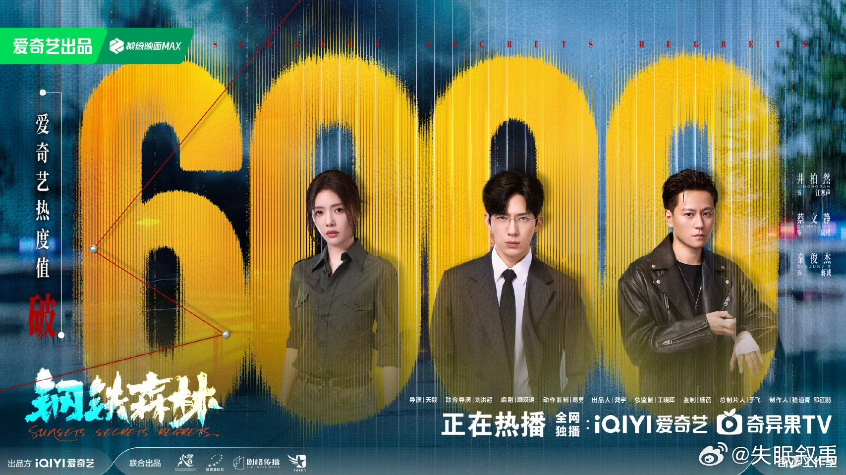 钢铁森林热度破6000作为追剧党真的太激动了！！热度6000不是终点，是起点！井