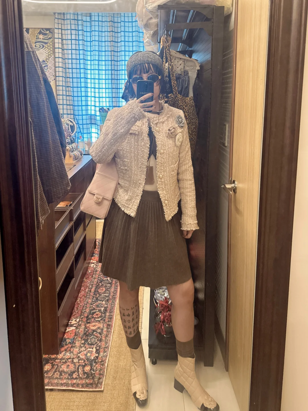 千金感穿搭｜今日不混搭 纯血香奈儿‼️