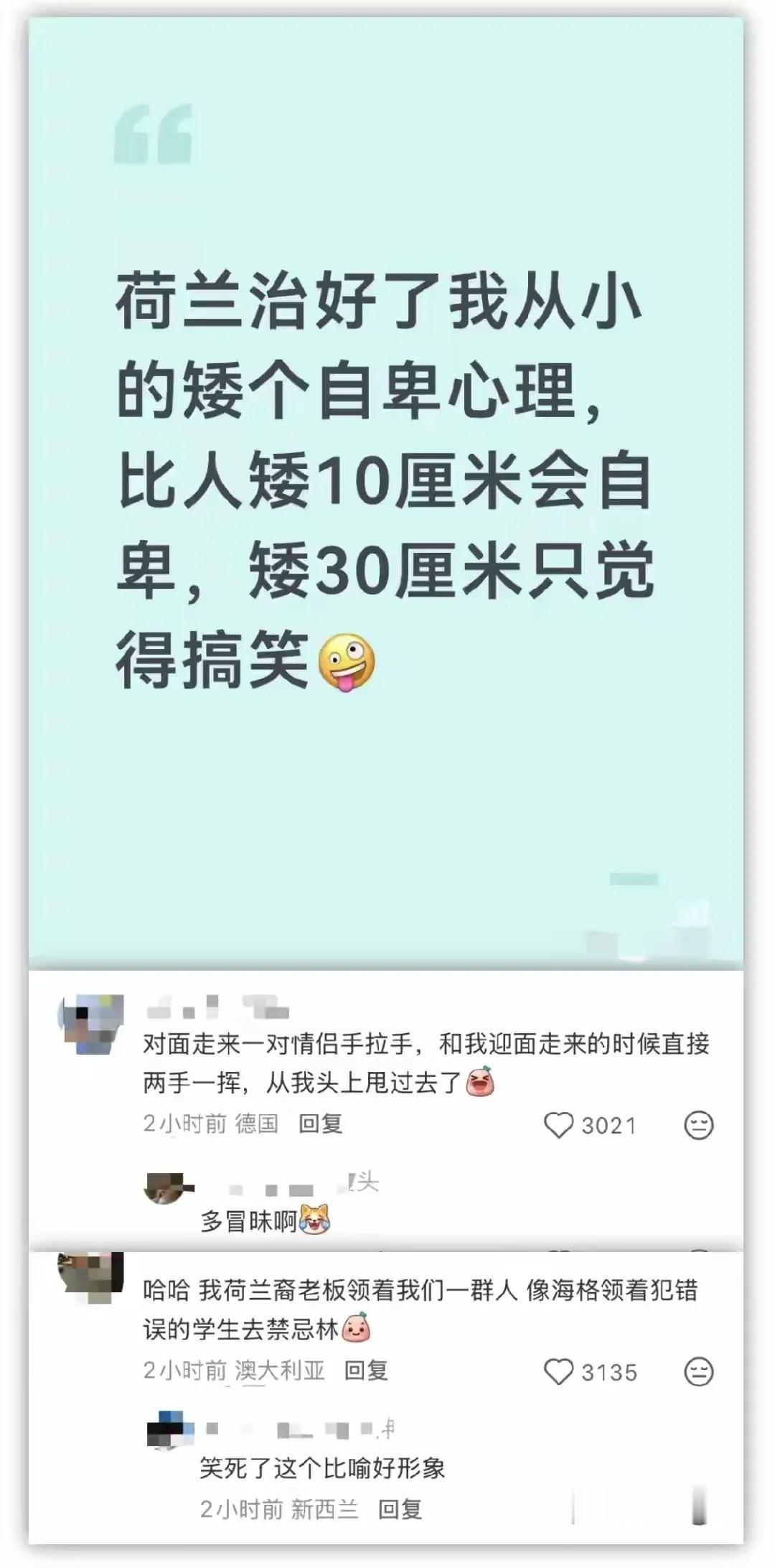 哈哈哈哈，荷兰人确实挺高的[捂脸]