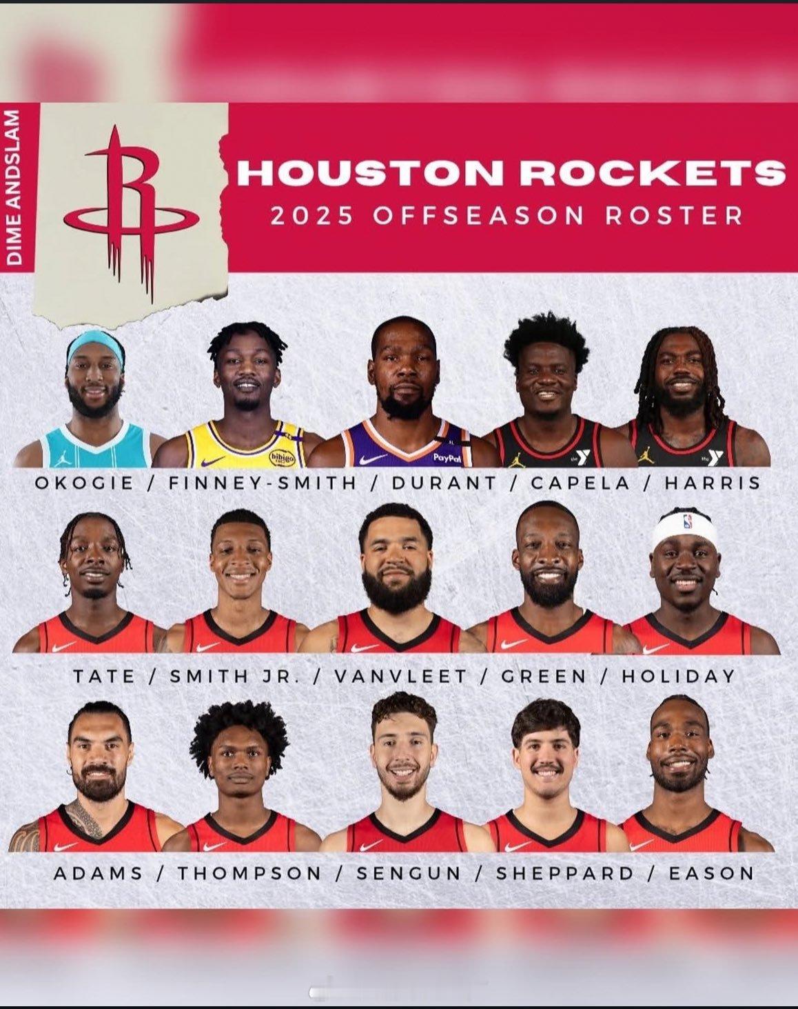 距离火箭下赛季常规赛揭幕战还有70天！NBA揭幕战休斯顿火箭NBA吐槽大会 ​​