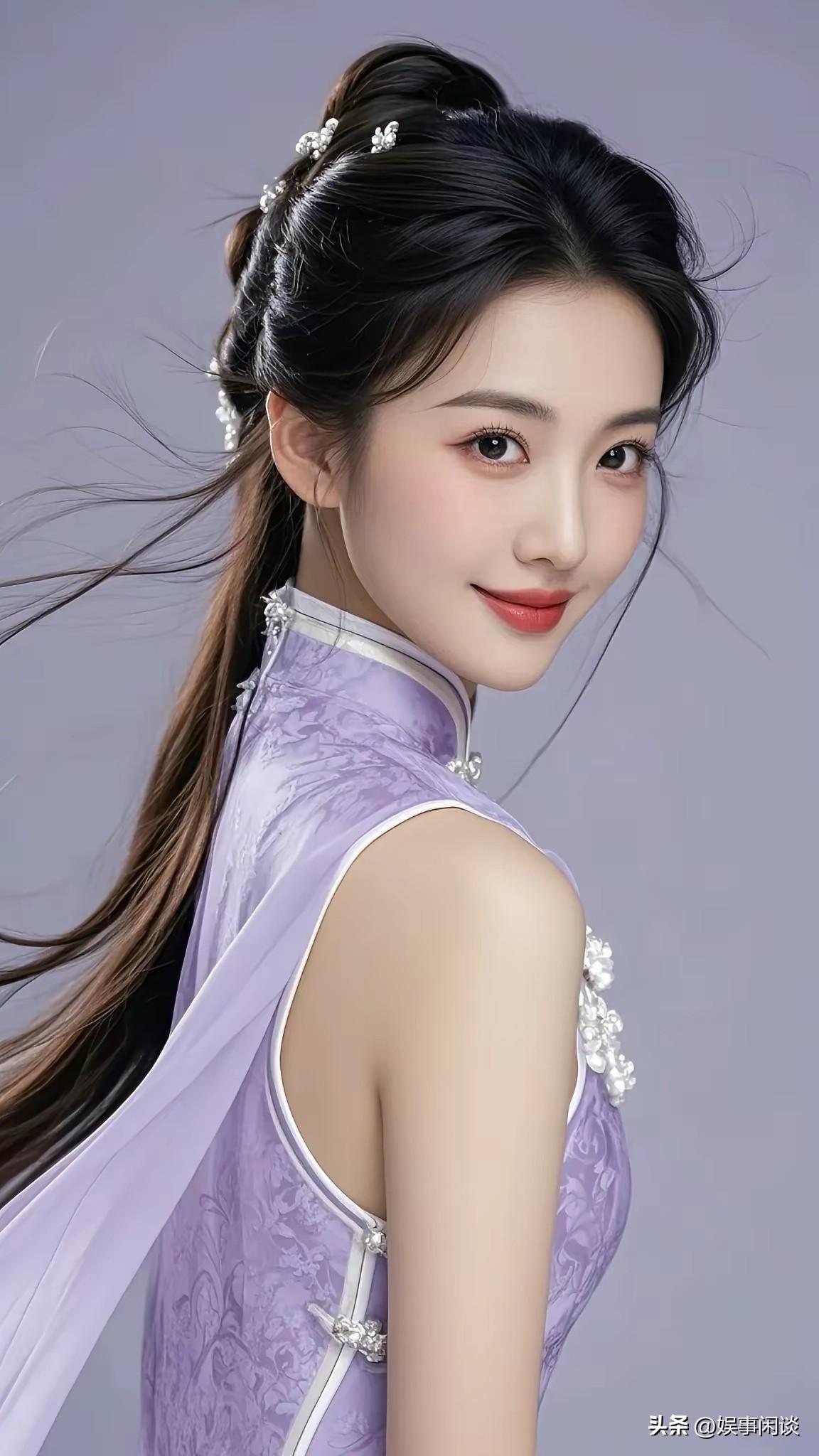 这位小姐姐穿着古装，好美啊！梦幻古装少女