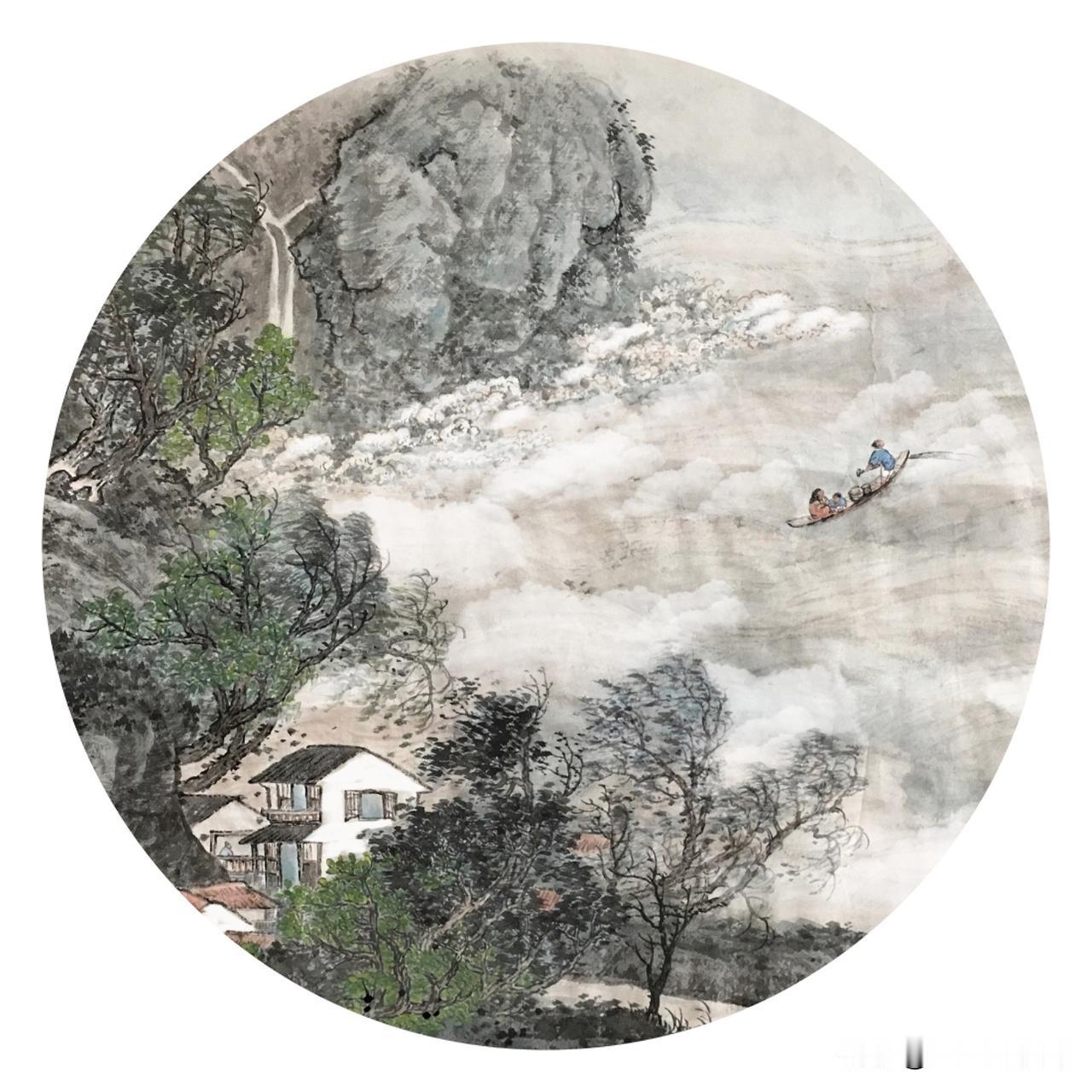 能否秀一下你的国画作品王建军三土画