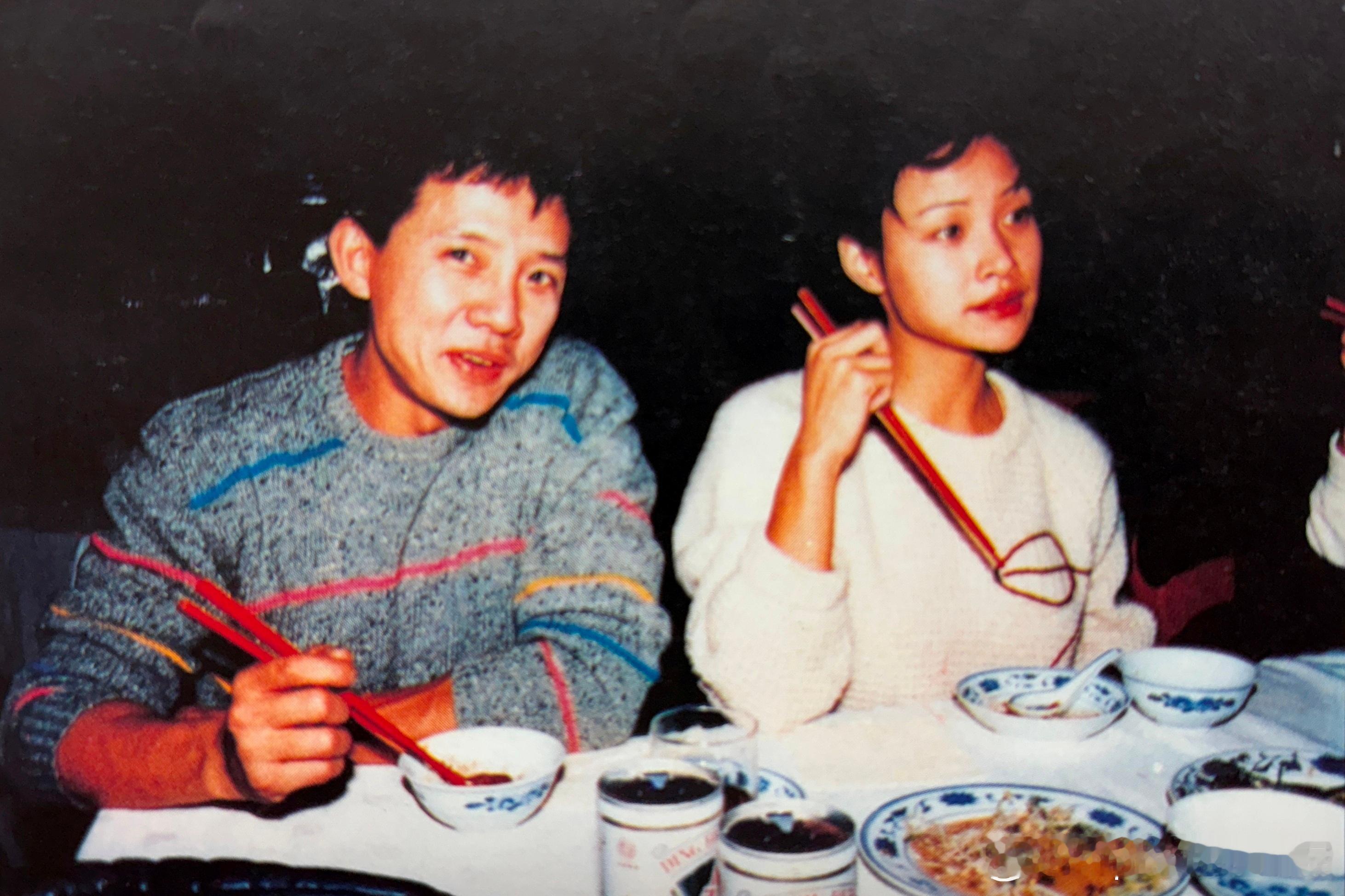 陈冲与前夫柳青，两人1986年结婚，1989年离婚历史影像