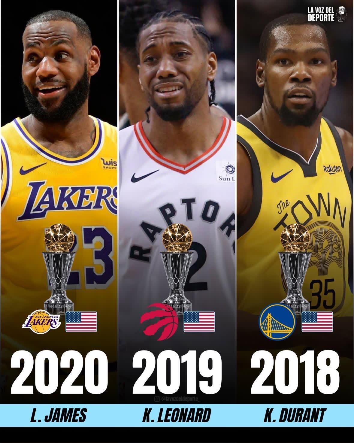 篮天下 21世纪以来的NBA总决赛FMVP盘点，新生代球星在慢慢接棒…Image