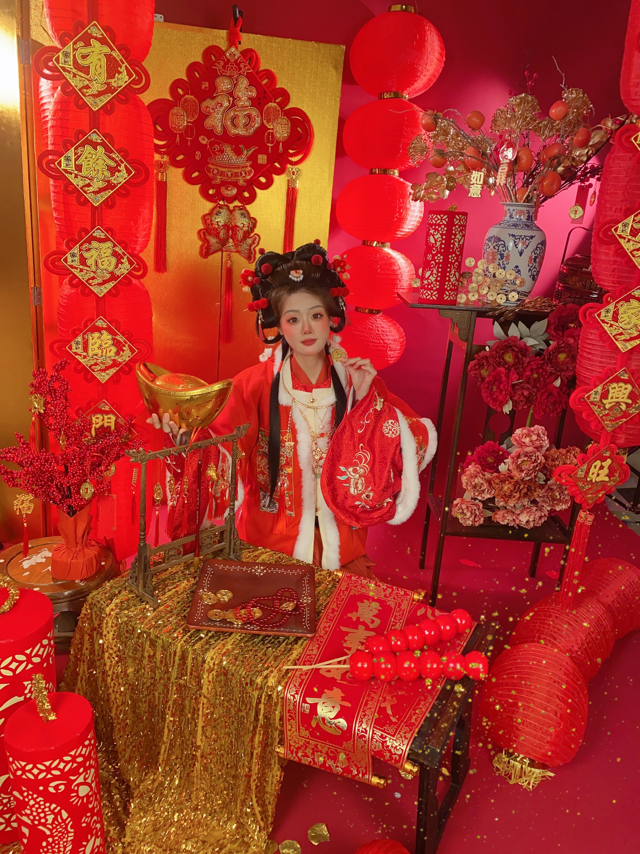 客片花絮｜汉服新年照今年的龙年明制汉服来啦~#天津约拍[超话]##北京约拍[超话