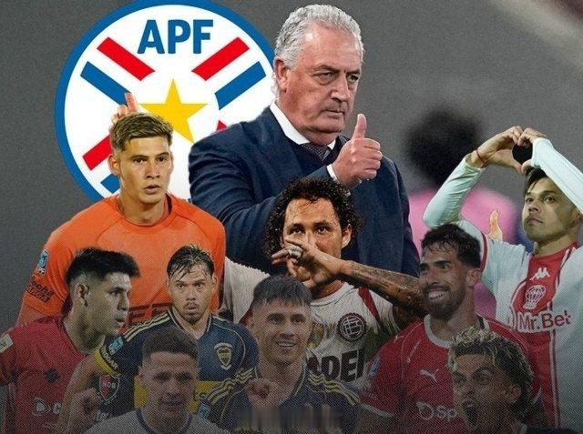 在阿根廷足球联赛效力的14名巴拉圭球员入选🇵🇾🇦🇷🏆2026世界杯初选