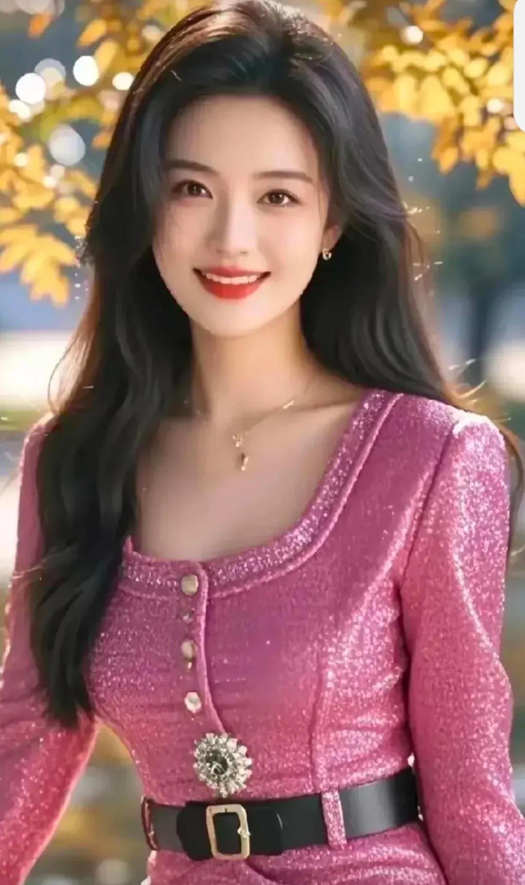 红颜一笑似花开，金甲银钗映清辉。#美人脸相思愁# #佳丽倾城待君娶# #梦中笑颜