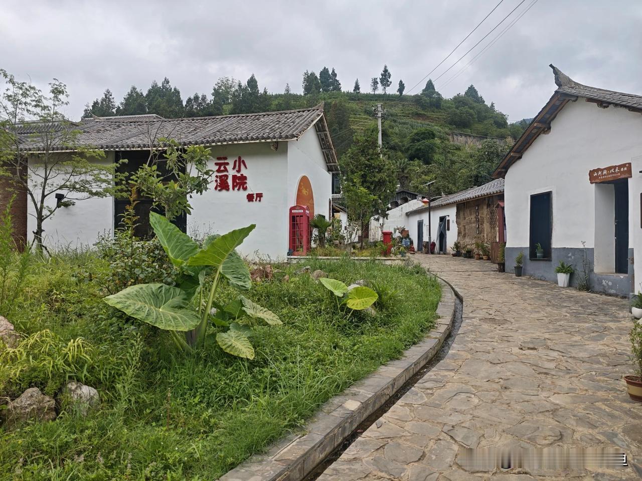 会泽县雨碌大地缝景区的农家小院，曾经的破旧木房，经过改造后，已经成为乡村旅游度假