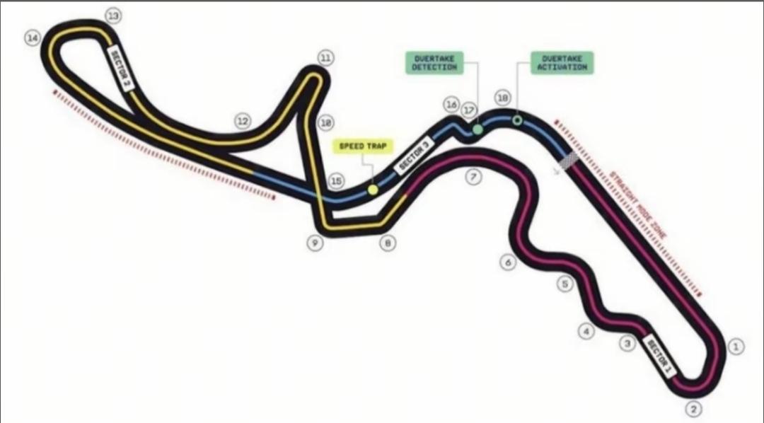 德格纳弯有T8和T9两个连续的右侧弯组成，主要难点在快速进入T8弯路时的骤然减速