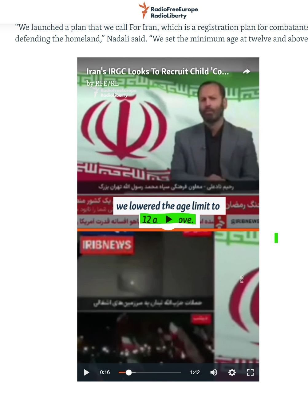 【美国之声--入伍打仗最低年龄12岁】2026年3月27日 拉希姆·纳达利（伊斯